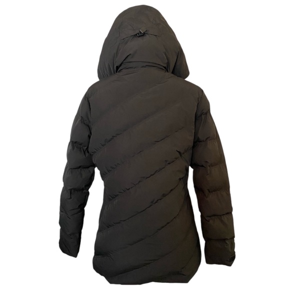 Marmot Womens 700 Fill Duck Down Insulated Puffer Jacket w Hood Black Sz Medium - Picture 4 of 7